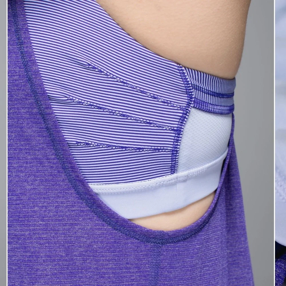 Lululemon Rest Less Tank Purple (Berry) 4